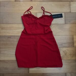 White Fox Boutique Red Angel Mini Dress